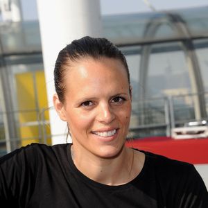 Laure Manaudou participe à une conférence de presse sur Reebok Crossfit au Centre Georges Pompidou à Paris, France, le 13 mars 2012. Photo by Nicolas Briquet/ABACAPRESS.COM