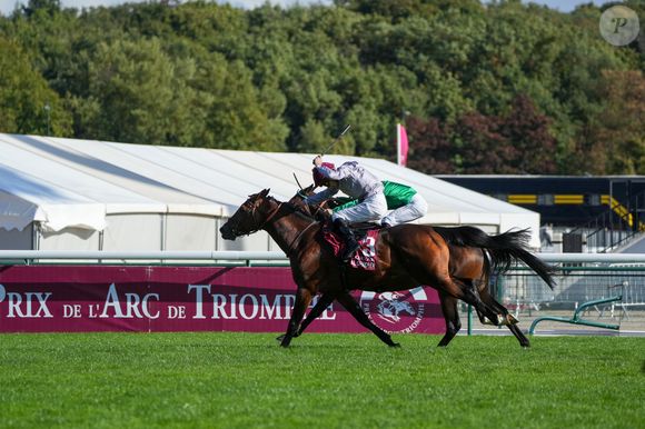 Christophe Soumillon - 104ème édition du Qatar Prix de l’Arc de Triomphe à l'hippodrome Paris Longchamp le 5 octobre 2025. © Anne-Sophie Guebey/Bestimage
