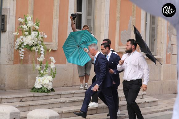 Mariage civil de Ralf Schumacher avec Etienne Bousquet-Cassagne à Saint-Tropez le 30 mai 2026. © Franz Chavaroche/Bestimage