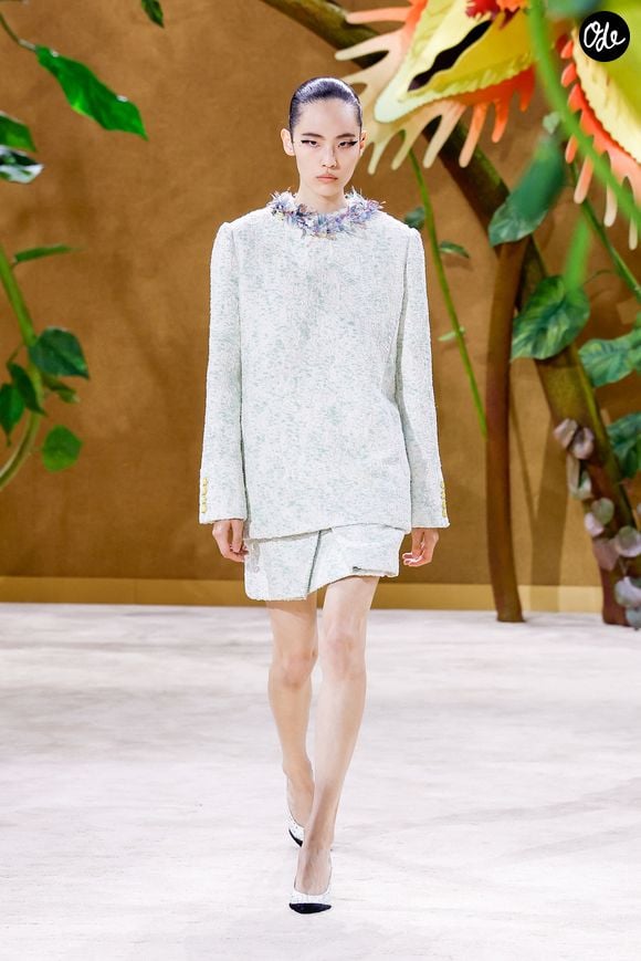 Défilé de mode Chanel Collection Haute Couture Automne/Hiver 2026-2027 lors de la Fashion Week de Paris (PFW) au Grand Palais, à Paris, France, le 7 juillet 2026. © Bestimage