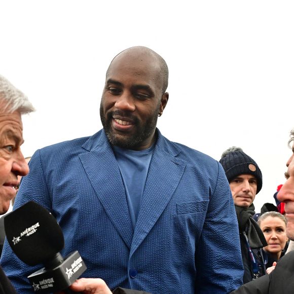 Teddy Riner - 104ème édition du Prix d'Amérique 2025 à l'hippodrome Paris-Vincennes le 26 janvier 2025. © Christian Liewig/Bestimage