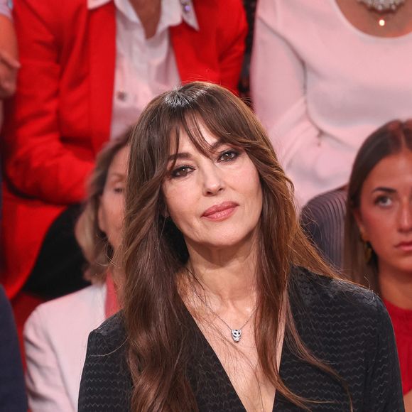 Exclusif - Monica Bellucci - Plateau de l'émission "C à vous" lors du 79ème Festival International du Film de Cannes le 21 mai 2026.  © Jack Tribeca / Bestimage