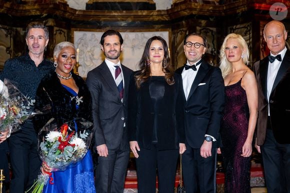 La princesse Sofia et le Prince Carl Philip assistent au concert de Noel à Stockholm en Suède le 20 décembre 2024.