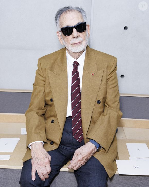 Francis Ford Coppola assiste au défilé Saint Laurent printemps-été 2026 lors de la semaine de la mode masculine à Paris, France, le 24 juin 2025. 
Photo Aldama/DPA/ABACAPRESS.COM