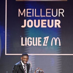 Ousmane Dembélé (psg) - Photocall de la 34ème édition des Trophées UNFP du Football au Palais Brongniart à Paris le 11 mai 2026. © Pool - UNFP / FEP /ICON/PsnewZ/Bestimage