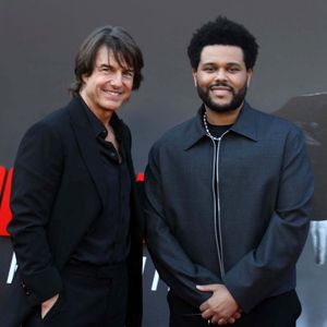 Le 18 mai 2025, Tom Cruise et The Weeknd à la première de Mission Impossible - The Final Reckoning à New York. Zuma Press / Bestimage