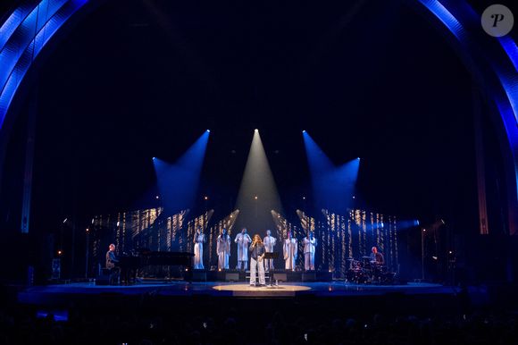 Exclusif - Triomphe pour Chimène Badi ce mardi 4 mars 2025 au Grand Rex à Paris, pour la date parisienne (Complet) de sa nouvelle tournée GOSPEL & SOUL Tiziano Da Silva - Pierre Perusseau / Bestimage
