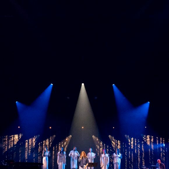Exclusif - Triomphe pour Chimène Badi ce mardi 4 mars 2025 au Grand Rex à Paris, pour la date parisienne (Complet) de sa nouvelle tournée GOSPEL & SOUL Tiziano Da Silva - Pierre Perusseau / Bestimage