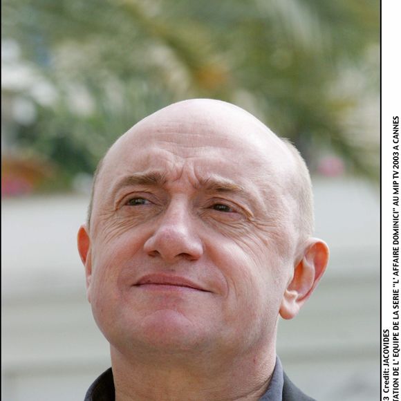 Archives - Michel Blanc à Cannes en 2003. DOMINIQUE JACOVIDES / BESTIMAGE