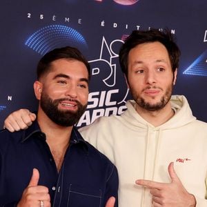 Kendji Girac, Vianney au photocall de la 25ème cérémonie des "NRJ Music Awards (NMA)" au palais des Festivals et des Congrès de Cannes, France, le 10 novembre 2023. © Dominique Jacovides/Bestimage