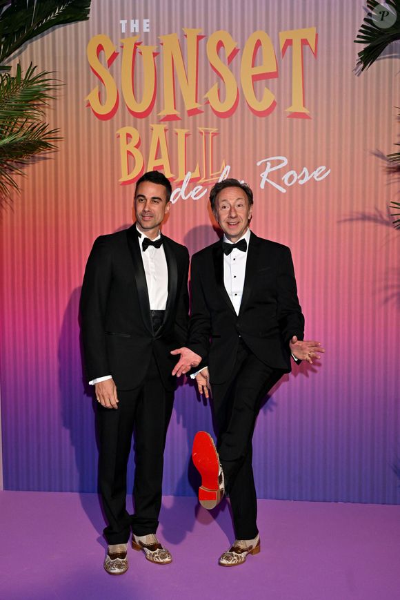 Yori Bailleres et son compagnon Stéphane Bern durant la 69ème édition du Bal de la Rose dans la Salle des Étoiles du Sporting Monte-Carlo à Monaco, le 29 mars 2025.
© Bruno Bebert / Pool Monaco / Bestimage