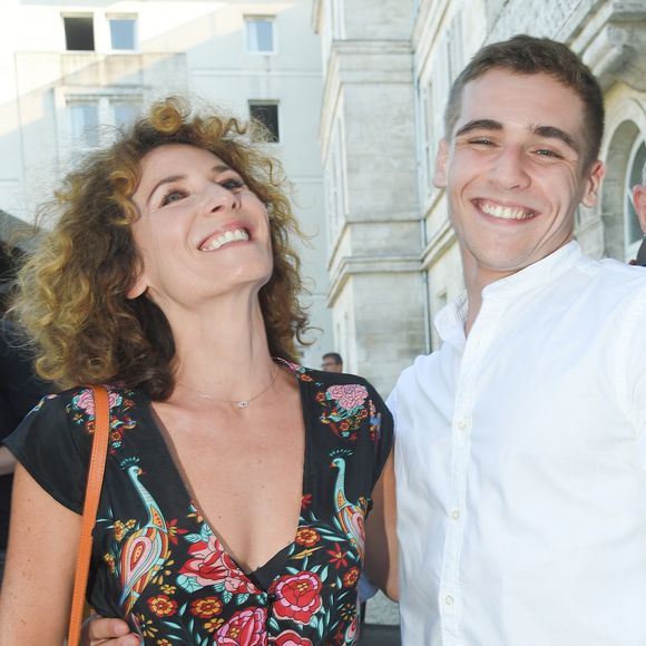 Elsa Lunghini et son fils Luigi Kröner lors du premier jour de la 11ème édition du festival du Film Francophone d'Angoulême, France, le 21 août 2018. © Coadic Guirec/Bestimage