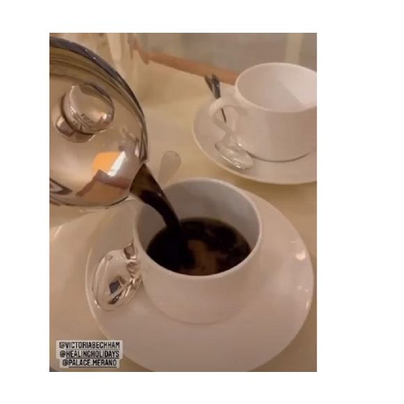 Café d'orge, la nouvelle boisson favorite de Victoria Beckham, en lieu et remplacement du café. Au Palace Merano, cette boisson ultra-consommée est en effet proscrite.