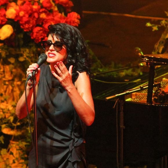 La chanteuse, écrivaine et musicienne américaine Melody Gardot, nominée aux Grammy Awards, se produit en concert à l'Olympia à Paris, en France, le 12 juillet 2013. Photo par Audrey Poree/ABACAPRESS.COM