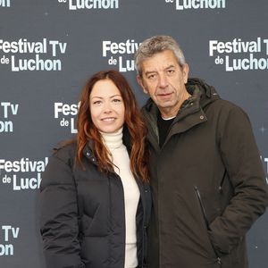 Dounia Coesens, Michel Cymes pour La doc et le véto - Photocall lors de la 24ème édition du Festival des Créations TV de Luchon. Le 10 février 2022
© Christophe Aubert via Bestimage