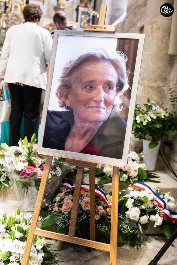 Messe d'hommage à Bernadette Chirac à l'église Saint-Martial en Corrèze, en France, le 14 juin 2026. Photo de Margot Le Gonidec/ABACAPRESS.COM