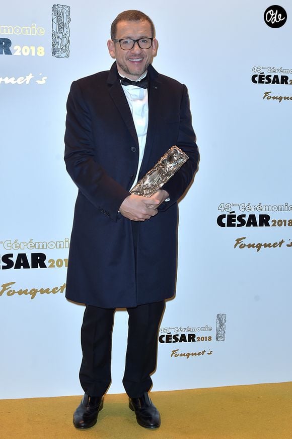 Dany Boon (César du public pour "Raid Dingue") au photocall du dîner de la 43ème cérémonie des César au Fouquet's à Paris, le 2 mars 2018.
© Giancarlo Gorassini/Bestimage
#