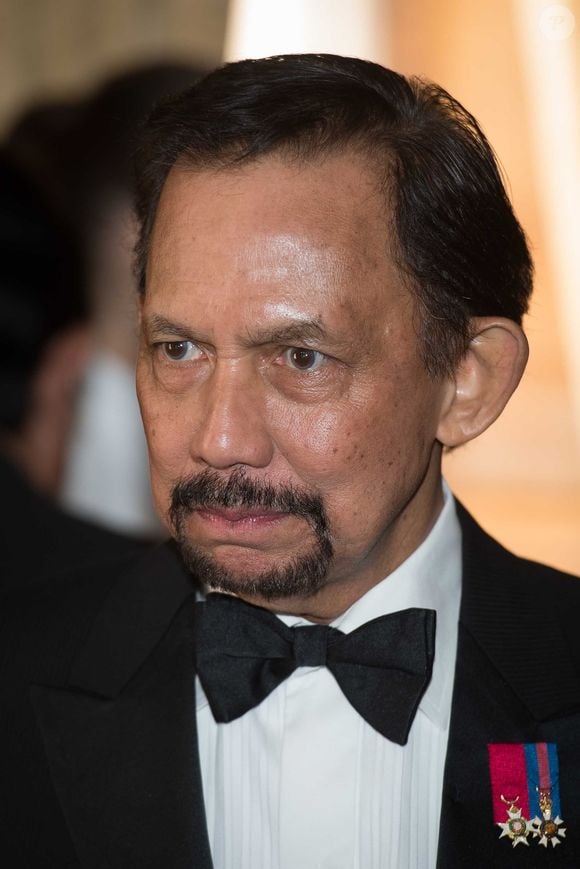 Le sultan de Brunei, Hassanal Bolkiah - Réception avec le sultan de Brunei et la famille royale d'Angleterre à Londres. Le 9 juin 2015. AGENCE / BESTIMAGE