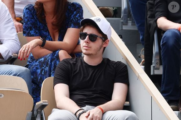Oscar Bruel dans les tribunes lors des Internationaux de France 2024 à Roland Garros le 04 juin 2024 à Paris, France. Photo by Nasser Berzane/ABACAPRESS.COM