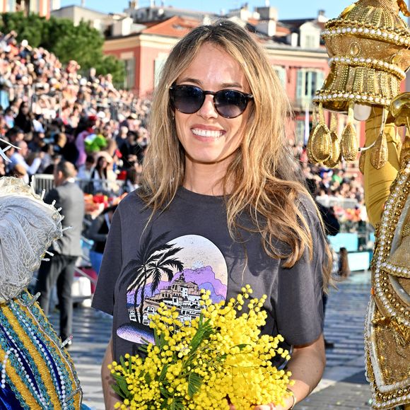 Elodie Fontan durant le défilé d'ouverture du Carnaval de Nice 2024 "Roi de la Pop Culture", le 17 février 2024.
C'est les 151 ans du Carnaval et la 139eme édition.
L'événement se déroule du 17 février au 3 mars.
Le Carnaval de Nice est le 1er carnaval de France et l'un des plus célèbres du monde, avec ceux de Rio et de Venise, attirant chaque année des centaines de milliers de spectateurs. © Bruno Bebert/Bestimage