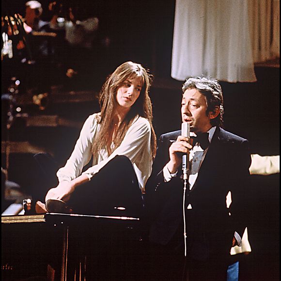Serge Gainsbourg avec Jane Birkin.