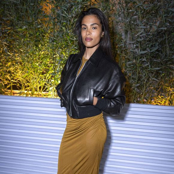 Tina Kunakey lors du dîner Dior X Madame Figaro à La Terrasse by Albane sur le toit de l'hôtel Marriott en marge du 78ème Festival International du Film de Cannes, France, le 17 mai 2025. © Olivier Borde/Bestimage