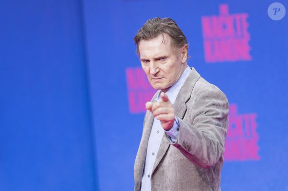 Liam Neeson - Première du film "Naked Gun" à Berlin, le 24 juillet 2025.  

Photo : Action Press / Bestimage