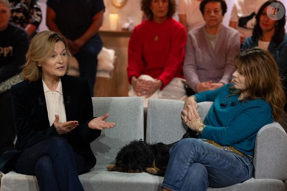 Adriana Oancea Negro, Gwendoline Hamon sur plateau de l'émission "Animalement Vôtre" présentée par Bernard Montiel et diffusée le 15 février 2026 sur France 3, à Paris, France, le 13 janvier 2026. © Julien Sarkissian/Bestimage