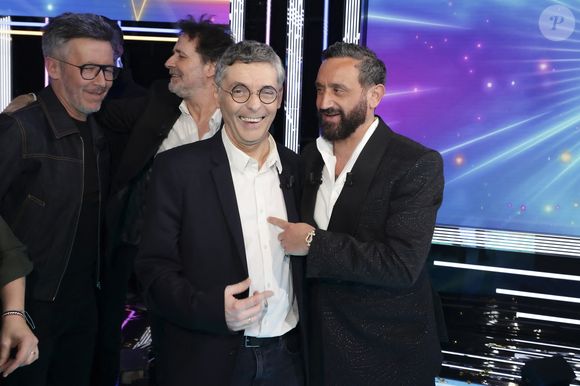 Exclusif - Thierry Moreau, Cyril Hanouna, sur le plateau de l’émission « TPMP » La dernière sur C8,  présentée par C.Hanouna et diffusée en direct sur C8, Paris, France, le 27 fevrier 2025. © Jack Tribeca / Bestimage