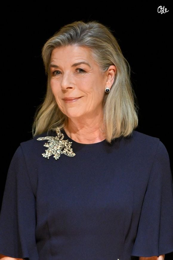 La princesse Caroline de Hanovre lors de la cérémonie de proclamation de l'édition 2026 des Prix de la Fondation Prince Pierre à l'opéra Garnier à Monaco le 13 octobre 2026. 

© Bruno Bebert / Bestimage