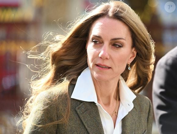 Kate Middleton, princesse de Galles, visite les jardins du Muséum d'histoire naturelle de Londres. Photo par ALPHA AGENCY / BESTIMAGE