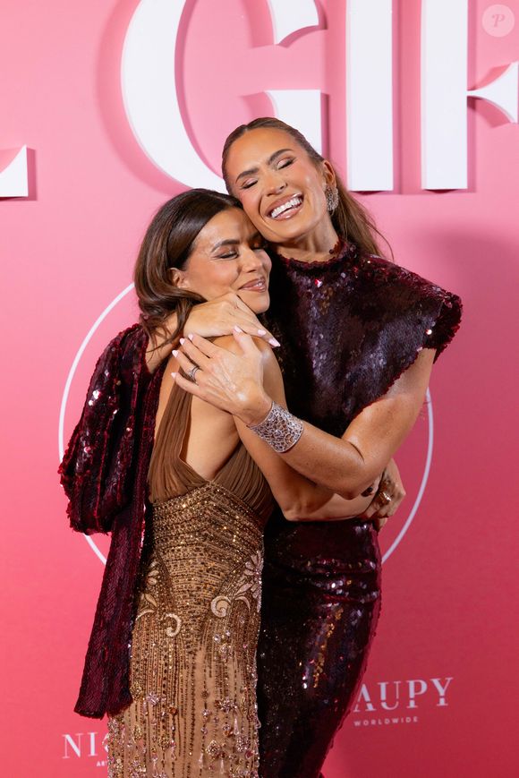 Eva Longoria et Vitaa assistent au premier Gala Global Gift sponsorisé par « APM Monaco » organisé à Monaco, à la Salle Empire de l'Hôtel de Paris. © Olivier Huitel/Pool/Bestimage
