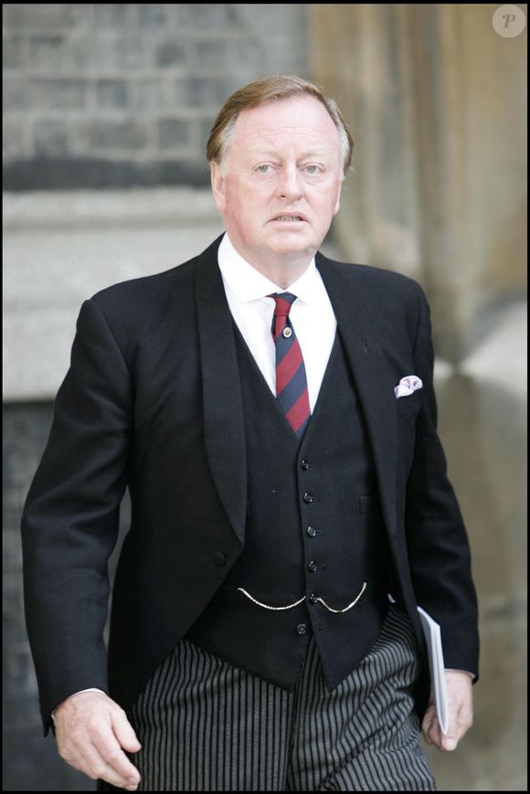 Andrew Parker Bowles lors de la messe en mémoire de Bruce Shand, père de Camilla, duchesse de Cornouailles, célébrée à l’église Saint Paul de Londres, le 11 septembre 2006. © Goff Inf / Bestimage