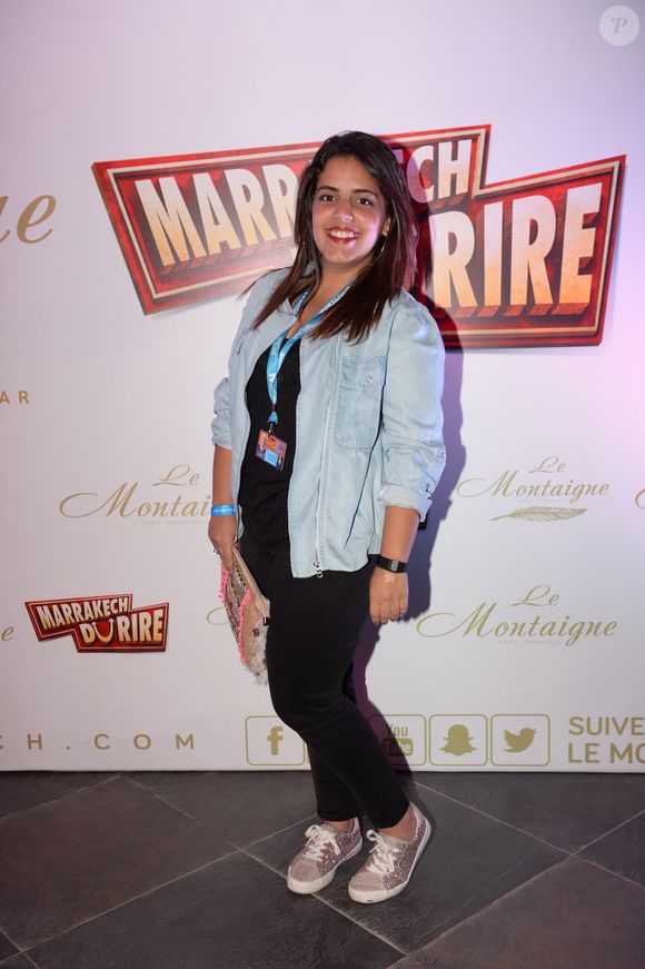 Exclusif - Ines Reg au Festival du rire à Marrakech au Maroc, le 1er juillet 2017. 

Photo : Rachid Bellak / Bestimage