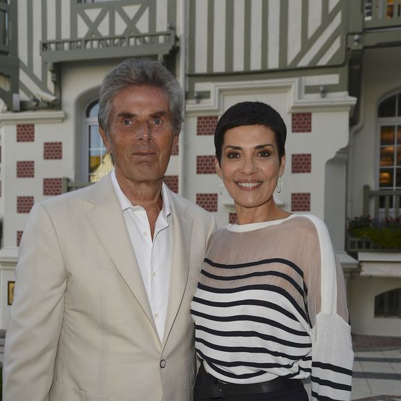 Dominique Desseigne (PDG du groupe Lucien Barrière) et Cristina Cordula - Inauguration de l'hôtel Barrière Le Normandy à Deauville, le 18 juin 2016. 

© Coadic Guirec/Bestimage