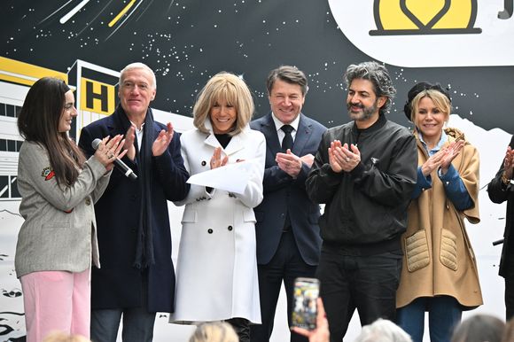 Clôture de l'opération de collecte de fonds "Pièces Jaunes", destinée à améliorer la vie des enfants hospitalisés, au Jardin Albert 1er, à Nice, France, le 7 février  2025© Bruno Bebert/Bestimage