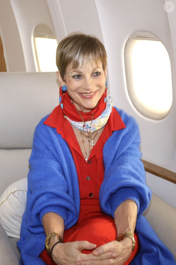 Exclusif - Isabelle Morini-Bosc lors de l'enregistrement de l'émission "Le Jet de Luxe", présentée par Jordan de Luxe. Paris, le 11 juin 2025.
© Cédric Perrin/Bestimage