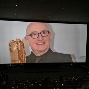 Hommage à Michel Blanc lors de la soirée de clôture de la 6ème édition du festival Cinéroman au cinéma Pathé Gare du Sud, à Nice, France, le 5 octobre 2024.