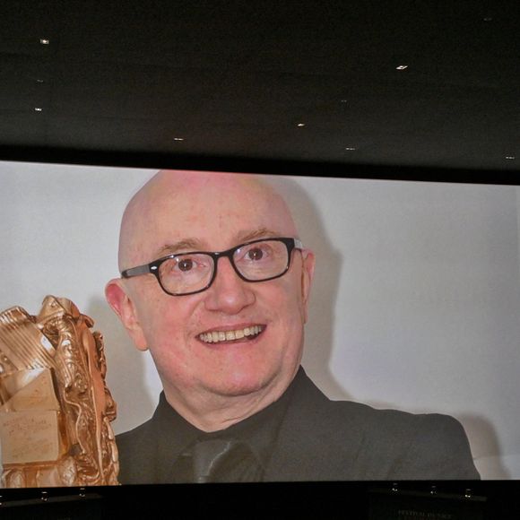 Hommage à Michel Blanc lors de la soirée de clôture de la 6ème édition du festival Cinéroman au cinéma Pathé Gare du Sud, à Nice, France, le 5 octobre 2024.