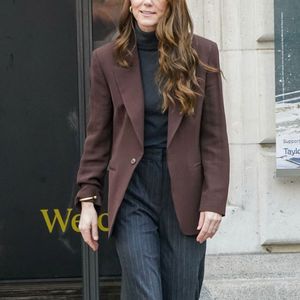 Catherine Kate Middleton, princesse de Galles, lance un parcours interactif pour soutenir le développement social et émotionnel des enfants de moins de cinq ans, à la National Portrait Gallery à Londres le 4 février 2025. ALPHA AGENCY / BESTIMAGE