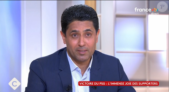 Nasser al-Khelaïfi ému sur le plateau de "C à Vous".