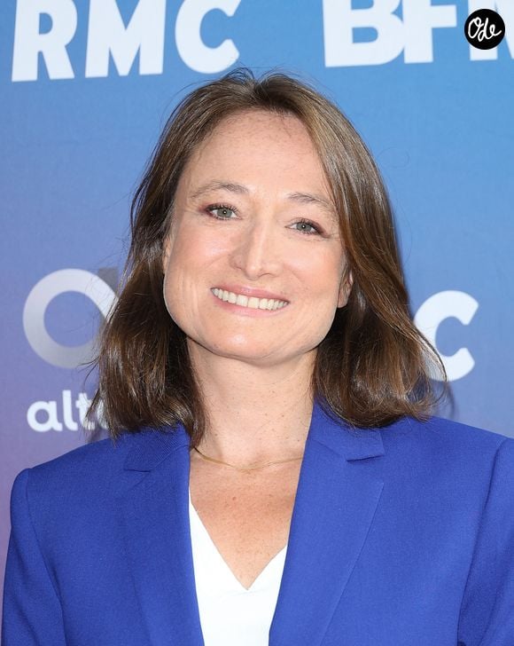 Camille Langlade lors de la conférence de presse de rentrée de BFM TV - RMC, chaîne du groupe Altice France, à Paris, en France, le 31 août 2023. © Coadic Guirec/Bestimage