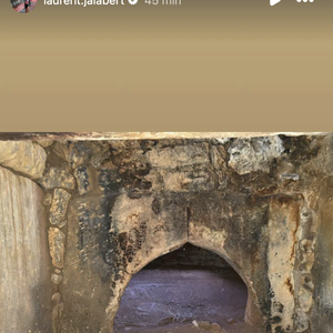 Laurent Jalabert va devoir remettre à neuf le four à pain qui existait déjà