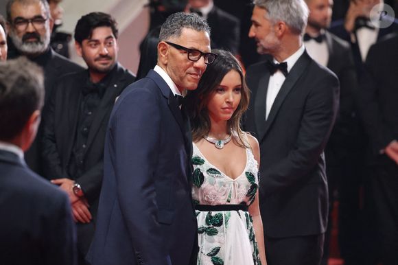 Roschdy Zem, Lyna Khoudri - Descente des marches du film « 13 jours 13 nuits » lors du 78ème Festival International du Film de Cannes, au Palais des Festivals à Cannes. Le 23 mai 2025 © Jacovides-Moreau / Bestimage