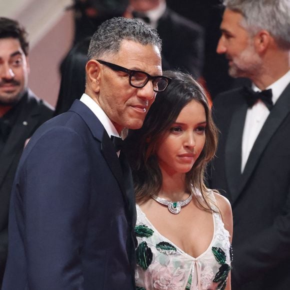 Roschdy Zem, Lyna Khoudri - Descente des marches du film « 13 jours 13 nuits » lors du 78ème Festival International du Film de Cannes, au Palais des Festivals à Cannes. Le 23 mai 2025 © Jacovides-Moreau / Bestimage