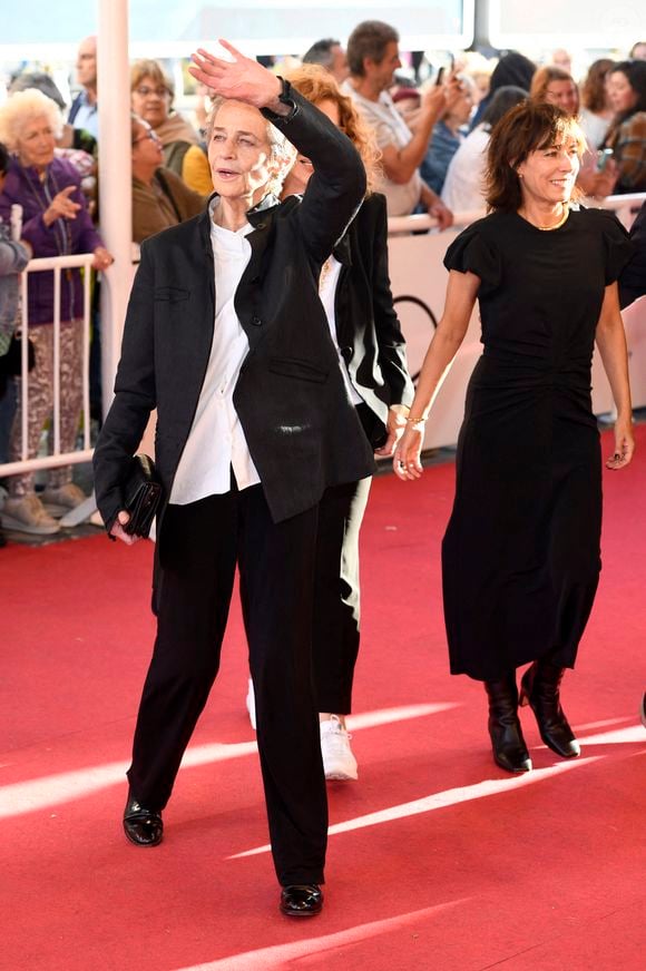 Charlotte Rampling et Marilyne Canto - Première du film "Last Breath" lors du 72ème Festival International du Film de Saint-Sébastien (San Sebastian). Le 25 septembre 2024