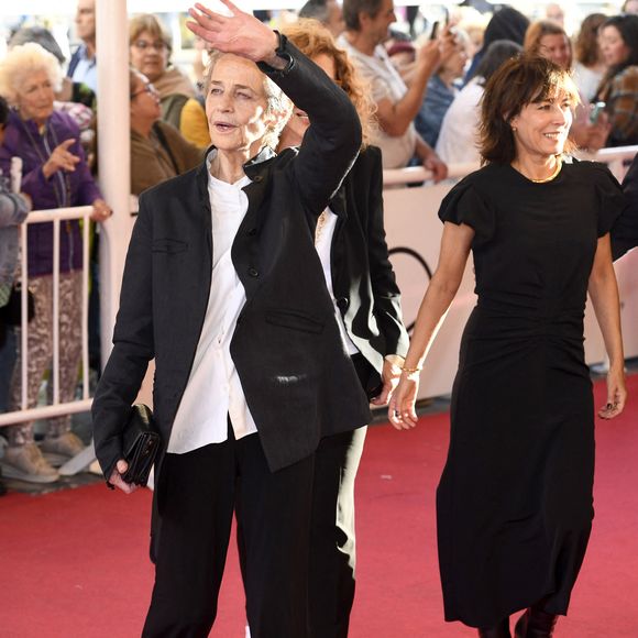 Charlotte Rampling et Marilyne Canto - Première du film "Last Breath" lors du 72ème Festival International du Film de Saint-Sébastien (San Sebastian). Le 25 septembre 2024