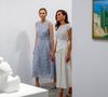 Letizia d'Espagne et la princesse Charlène de Monaco se sont retrouvées ce 1er juin

Le prince Albert II de Monaco, la princesse Charlène, la reine Letizia, le roi Felipe VI visitent l'exposition consacrée au 150ème anniversaire de l'établissement des premières relations diplomatiques entre l'Espagne et Monaco au Jardin botanique royal à Madrid. POOL / LALO YASKO / BESTIMAGE