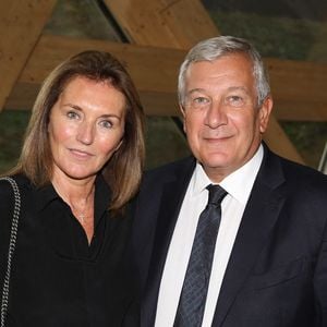 Cecilia Attias et son mari Richard Attias présents au Global Positive Forum le 1er septembre 2017 à Paris. Photo par Jerome Domine/ABACAPRESS.COM