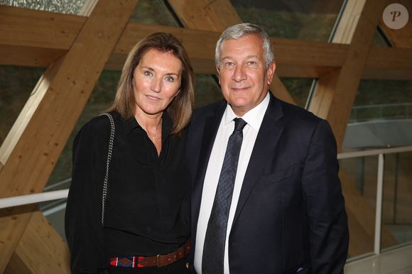 Cecilia Attias et son mari Richard Attias présents au Global Positive Forum le 1er septembre 2017 à Paris. Photo par Jerome Domine/ABACAPRESS.COM